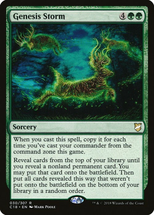 Genesis Storm ~ Commander 2018 [ EX ] [ Magic MTG ]