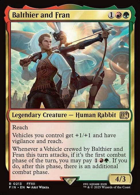 Balthier and Fran ~ Final Fantasy [ NM ] [ Magic MTG ]