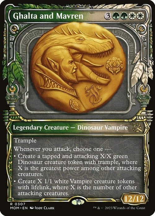 SHOWCASE Ghalta and Mavren ~ March of the Machine [ NM ] [ Magic MTG ]