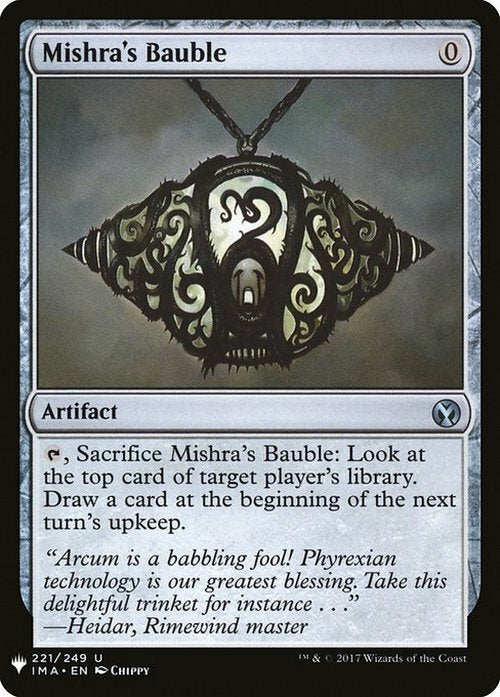 Mishra's Bauble ~ Mystery Booster [ NM ] [ Magic MTG ]