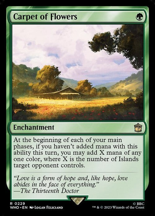 Carpet of Flowers ~ Commander: Doctor Who [ NM ] [ Magic MTG ]