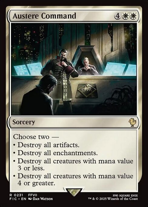 Austere Command ~ Commander: Final Fantasy [ NM ] [ Magic MTG ]