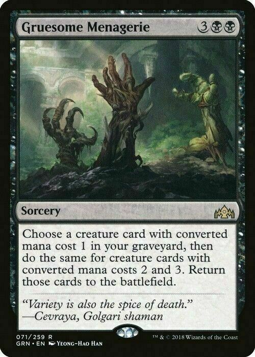 Gruesome Menagerie ~ Guilds of Ravnica [ NM ] [ Magic MTG ]
