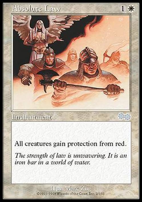 Absolute Law ~ Urza's Saga [ EX ] [ Magic MTG ]