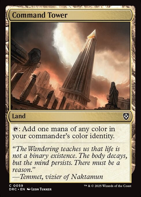 Command Tower #59 ~ Commander: Aetherdrift [ NM ] [ Magic MTG ]