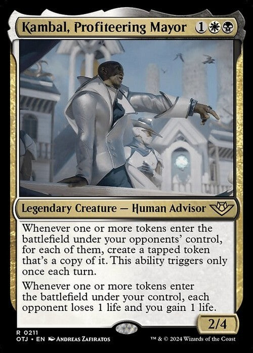 Kambal, Profiteering Mayor ~ Outlaws of Thunder Junction [ NM ] [ Magic MTG ]