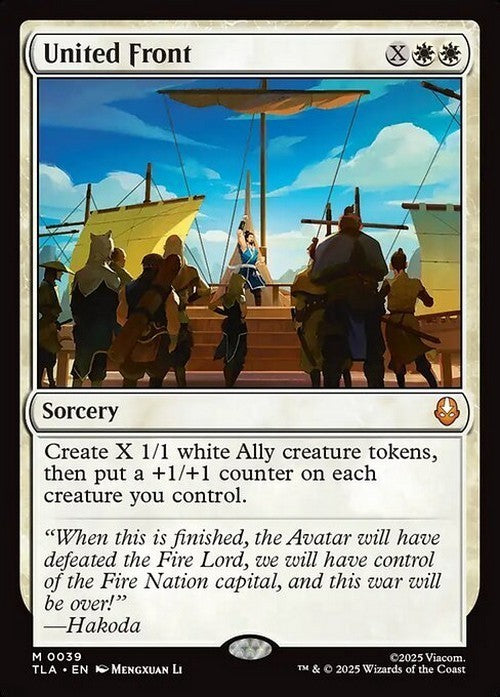 United Front ~ Avatar: The Last Airbender [ NM ] [ Magic MTG ]