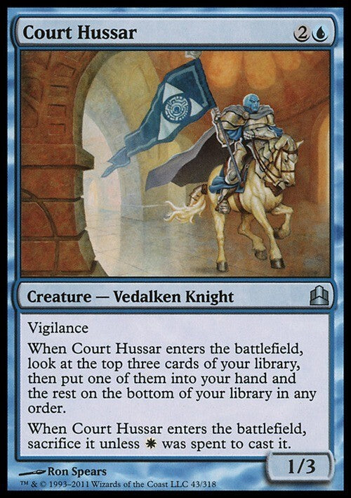 Court Hussar ~ Commander 2011 [ EX ] [ Magic MTG ]