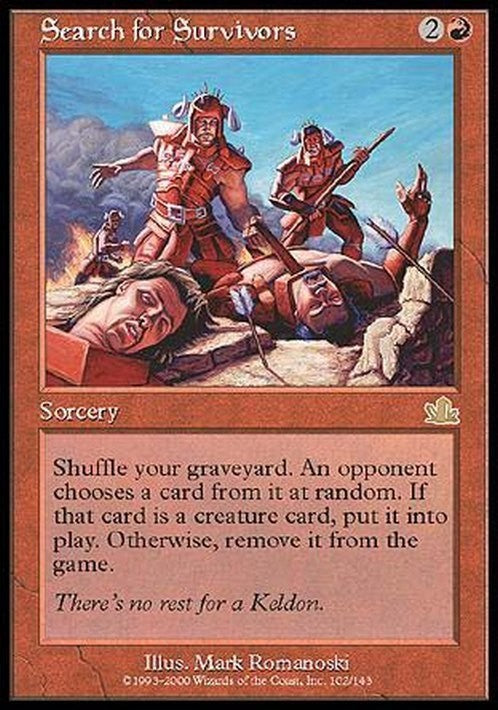 Search for Survivors ~ Prophecy [ EX ] [ Magic MTG ]