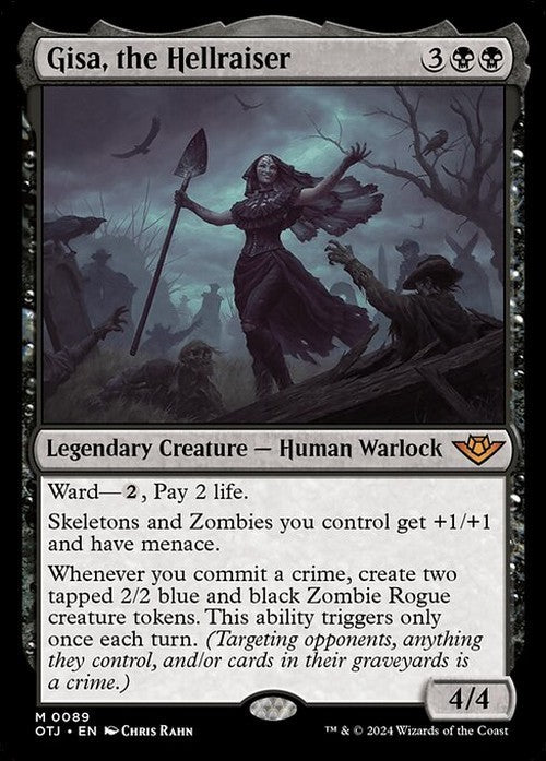 Gisa, the Hellraiser ~ Outlaws of Thunder Junction [ NM ] [ Magic MTG ]