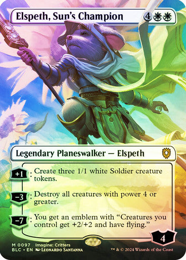 FOIL Elspeth, Sun's Champion ~ Commander: Bloomburrow [ NM ] [ Magic MTG ]