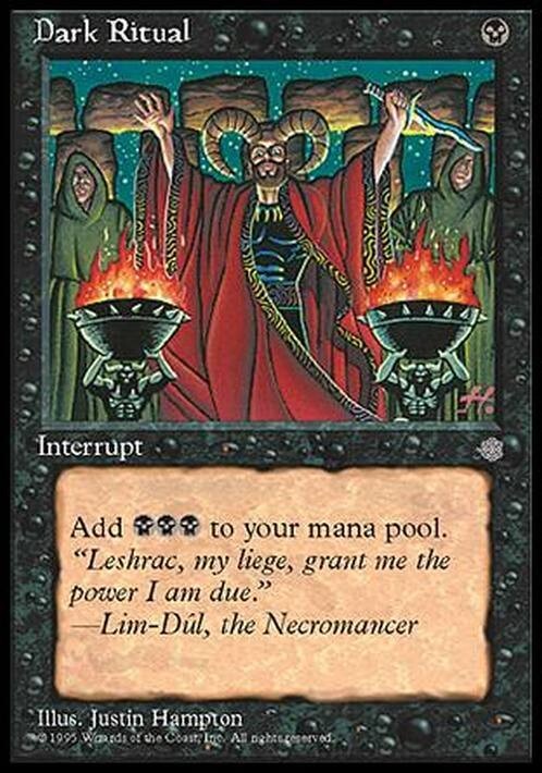 Dark Ritual ~ Ice Age [ EX ] [ Magic MTG ]