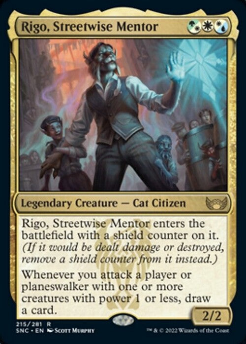Rigo, Streetwise Mentor ~ Streets of New Capenna [ NM ] [ Magic MTG ]