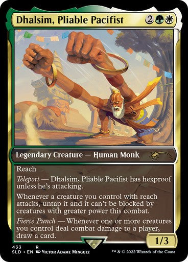 Dhalsim, Pliable Pacifist ~ Secret Lair [ NM ] [ Magic MTG ]
