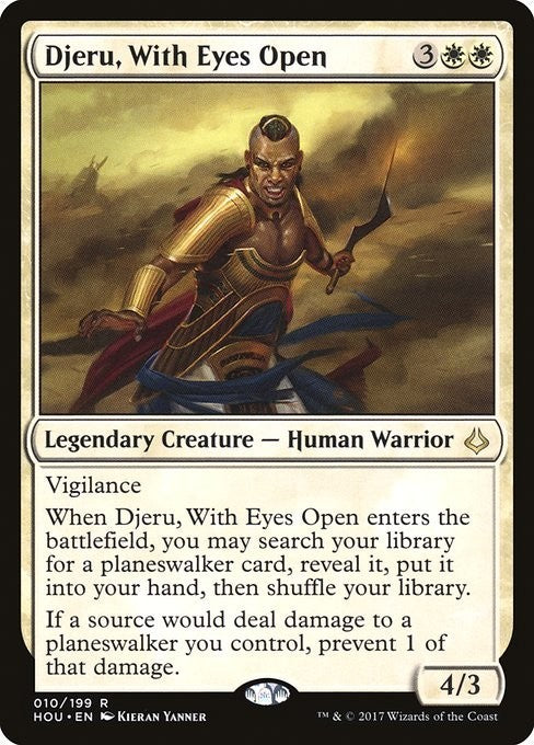 Djeru, With Eyes Open ~ Hour of Devastation [ EX ] [ Magic MTG ]