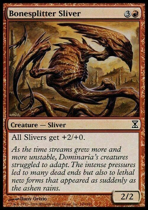 Bonesplitter Sliver ~ Time Spiral [ EX ] [ Magic MTG ]