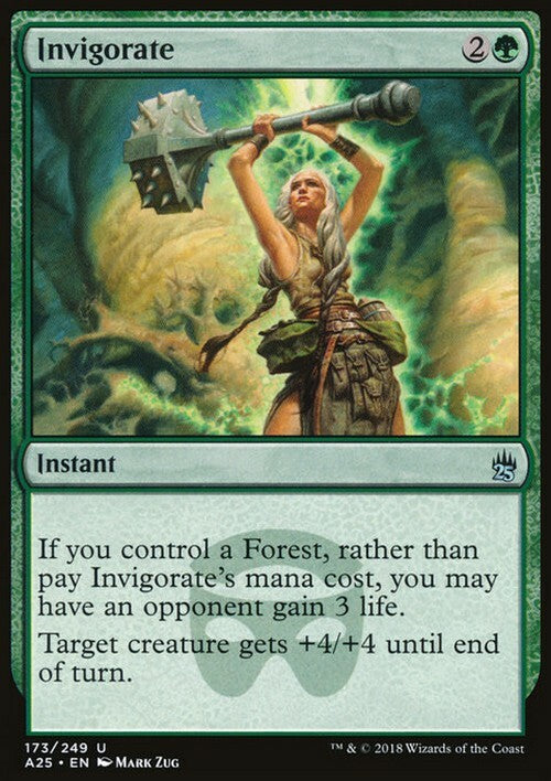 Invigorate ~ Masters 25 [ EX ] [ Magic MTG ]