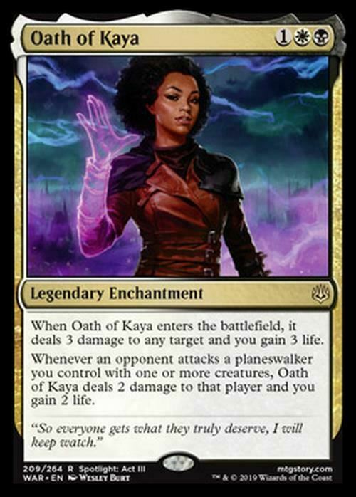 Oath of Kaya ~ War of the Spark [ NM ] [ Magic MTG ]