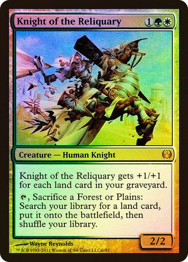 FOIL Knight of the Reliquary ~ Duel Decks [ EX ] [ MTG ]