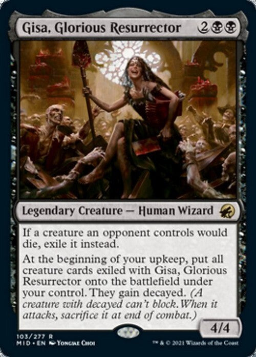 Gisa, Glorious Resurrector ~ Midnight Hunt [ NM ] [ Magic MTG ]