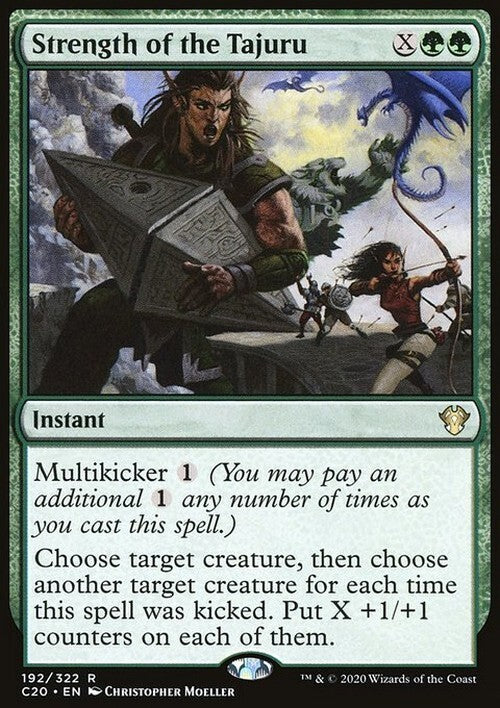 Strength of the Tajuru ~ Commander: Ikoria [ NM ] [ Magic MTG ]