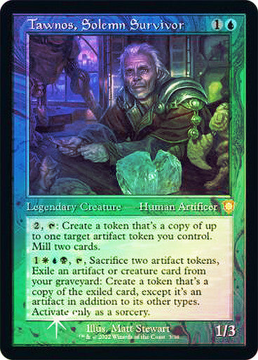 FOIL Tawnos, Solemn Survivor ~ Commander: The Brothers' War [ NM ] [ MTG ]