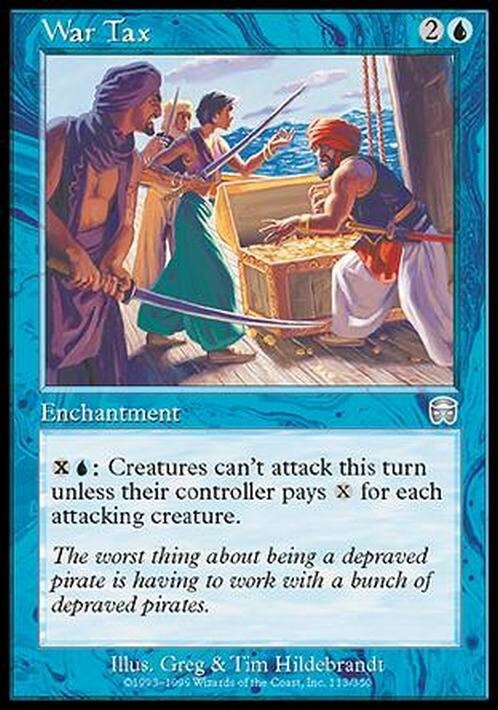 War Tax ~ Mercadian Masques [ EX ] [ Magic MTG ]