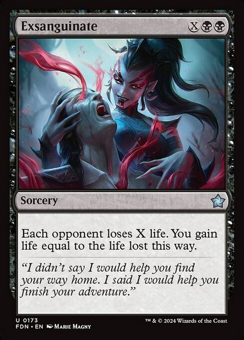 Exsanguinate ~ Foundations [ NM ] [ Magic MTG ]