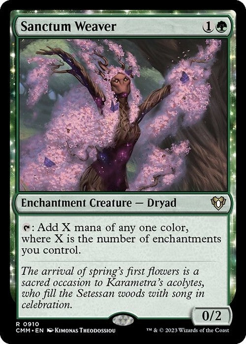 Sanctum Weaver ~ Commander Masters [ NM ] [ Magic MTG ]