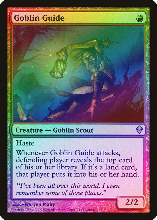 FOIL Goblin Guide ~ Zendikar [ EX ] [ Magic MTG ]