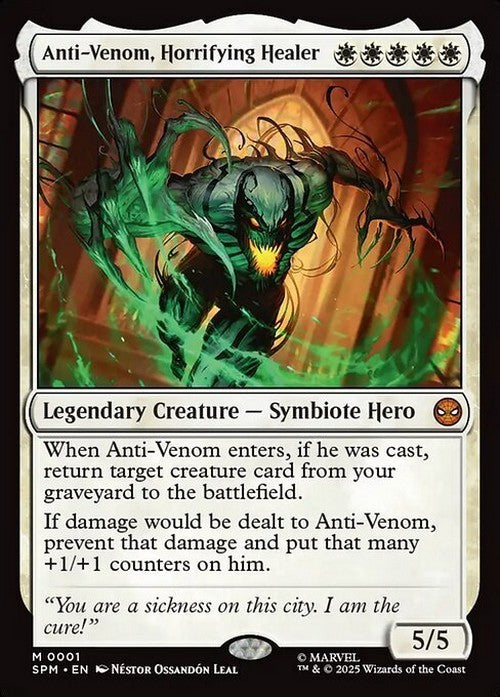 Anti-Venom, Horrifying Healer ~ Spider-Man [ NM ] [ Magic MTG ]