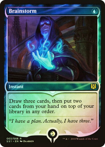 FOIL Brainstorm ~ Signature Spellbook: Jace [ EX ] [ Magic MTG ]
