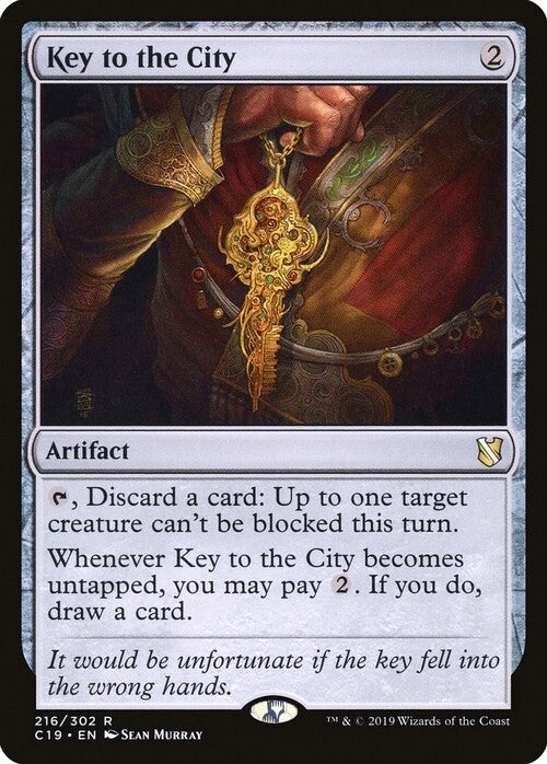 Key to the City ~ Commander 2019 [ EX ] [ Magic MTG ]