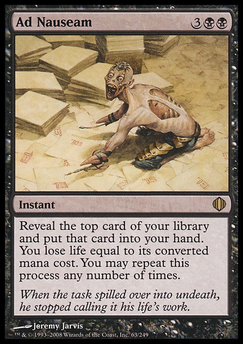 Ad Nauseam ~ Shards of Alara [ EX ] [ Magic MTG ]
