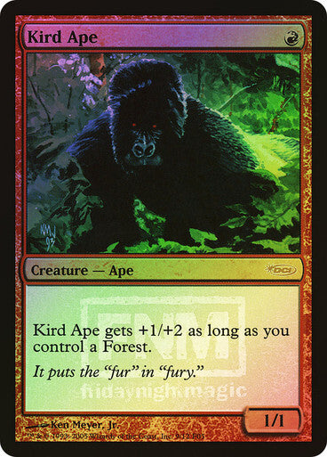 FOIL Kird Ape ~ Friday Night Magic Promos [ EX ] [ Magic MTG ]