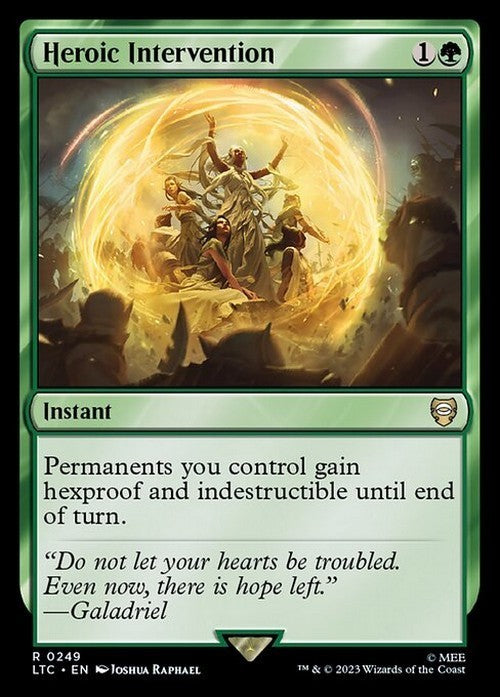 Heroic Intervention ~ Commander: Lord of the Rings [ NM ] [ Magic MTG ]
