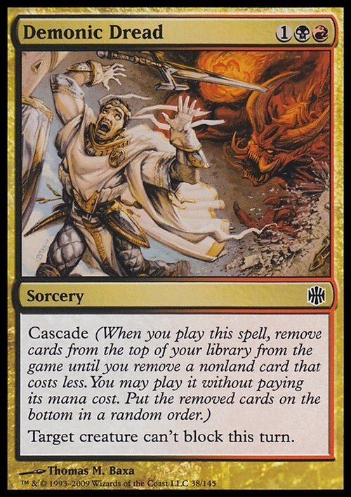 Demonic Dread ~ Alara Reborn [ EX ] [ Magic MTG ]