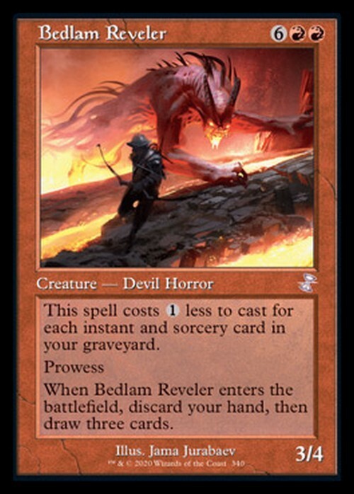 Bedlam Reveler ~ Time Spiral Remastered [ NM ] [ Magic MTG ]