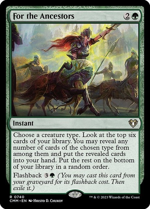 For the Ancestors ~ Commander Masters [ NM ] [ Magic MTG ]