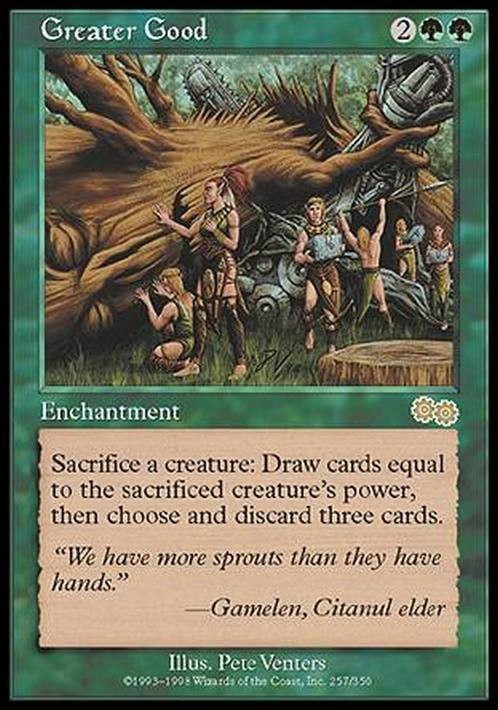 Greater Good ~ Urza's Saga [ EX ] [ Magic MTG ]