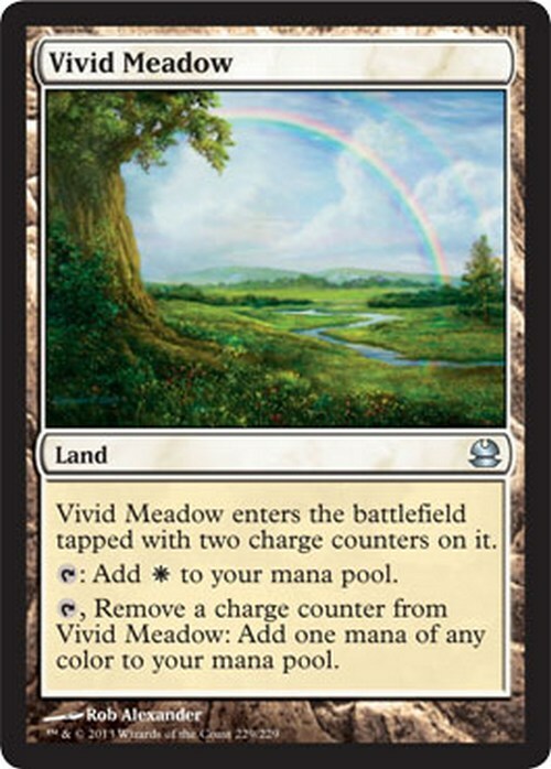 Vivid Meadow ~ Modern Masters 2013 [ EX ] [ Magic MTG ]