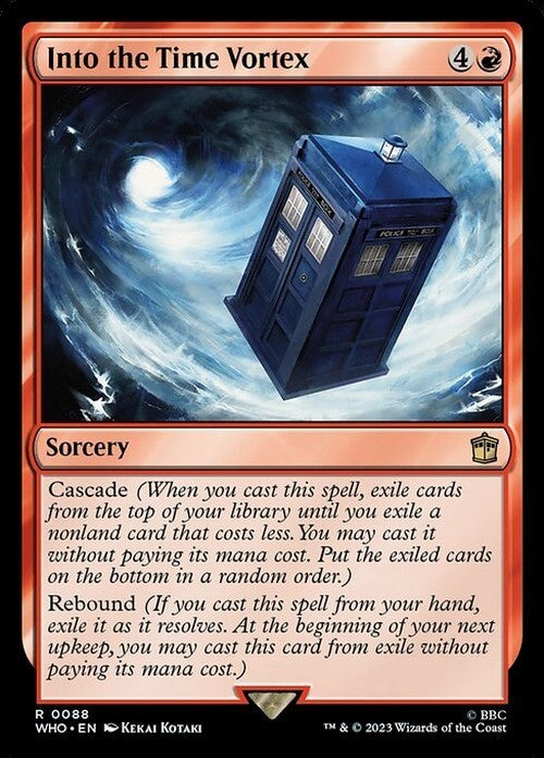 Into the Time Vortex ~ Commander: Doctor Who [ NM ] [ Magic MTG ]