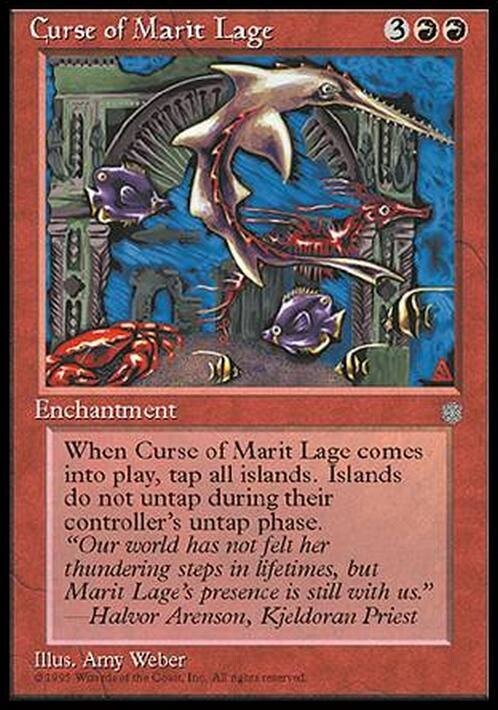 Curse of Marit Lage ~ Ice Age [ EX ] [ Magic MTG ]