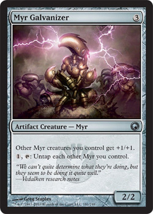 Myr Galvanizer ~ Scars of Mirrodin [ EX ] [ Magic MTG ]
