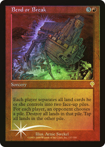FOIL Bend or Break ~ Invasion [ EX ] [ Magic MTG ]