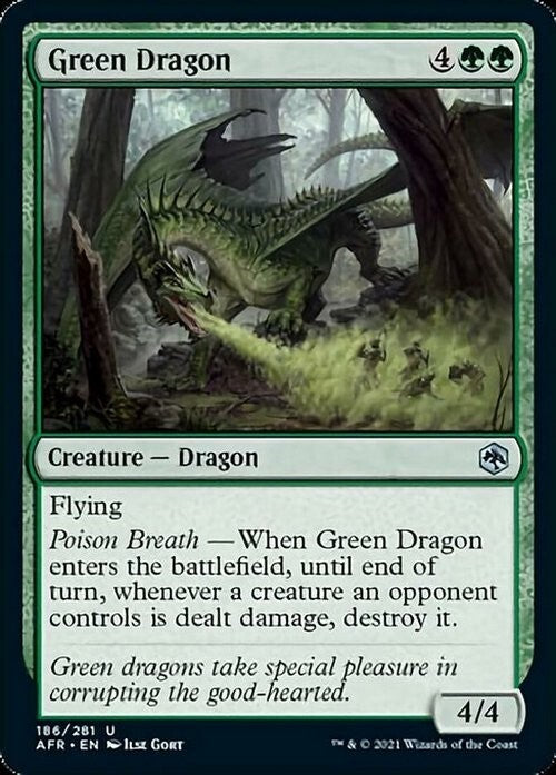 Green Dragon ~ Adventures in the Forgotten Realms [ NM ] [ Magic MTG ]