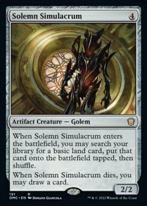 Solemn Simulacrum ~ Commander: Dominaria United [ NM ] [ Magic MTG ]