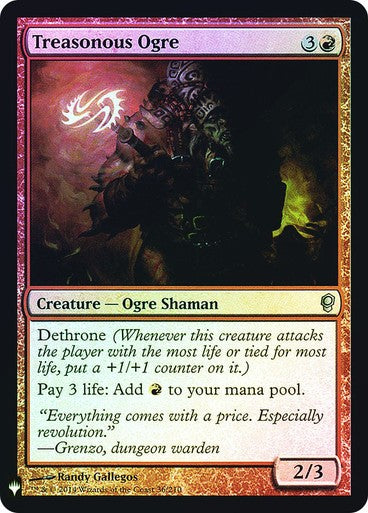 FOIL Treasonous Ogre ~ Mystery Booster [ NM ] [ Magic MTG ]