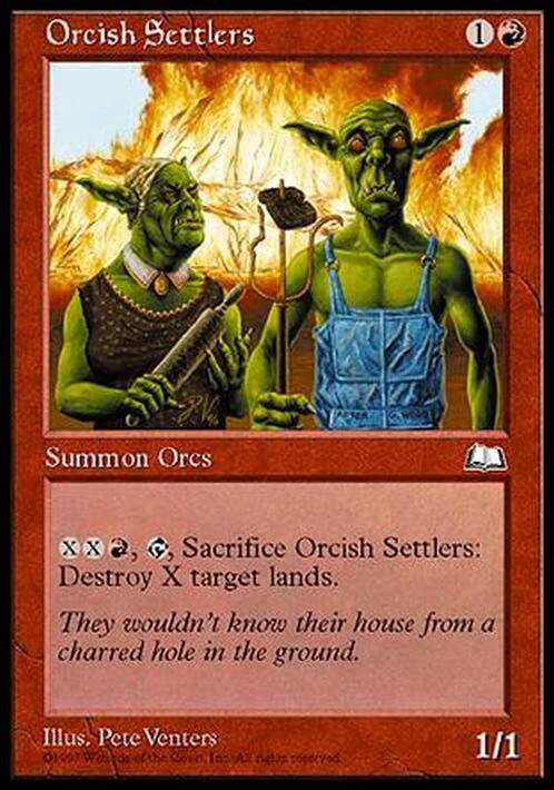 Orcish Settlers ~ Weatherlight [ EX ] [ Magic MTG ]