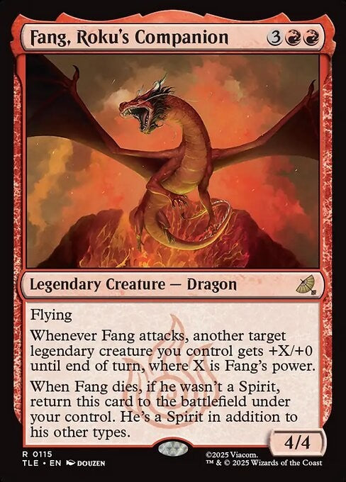 Fang, Roku's Companion ~ Avatar: The Last Airbender [ NM ] [ Magic MTG ]